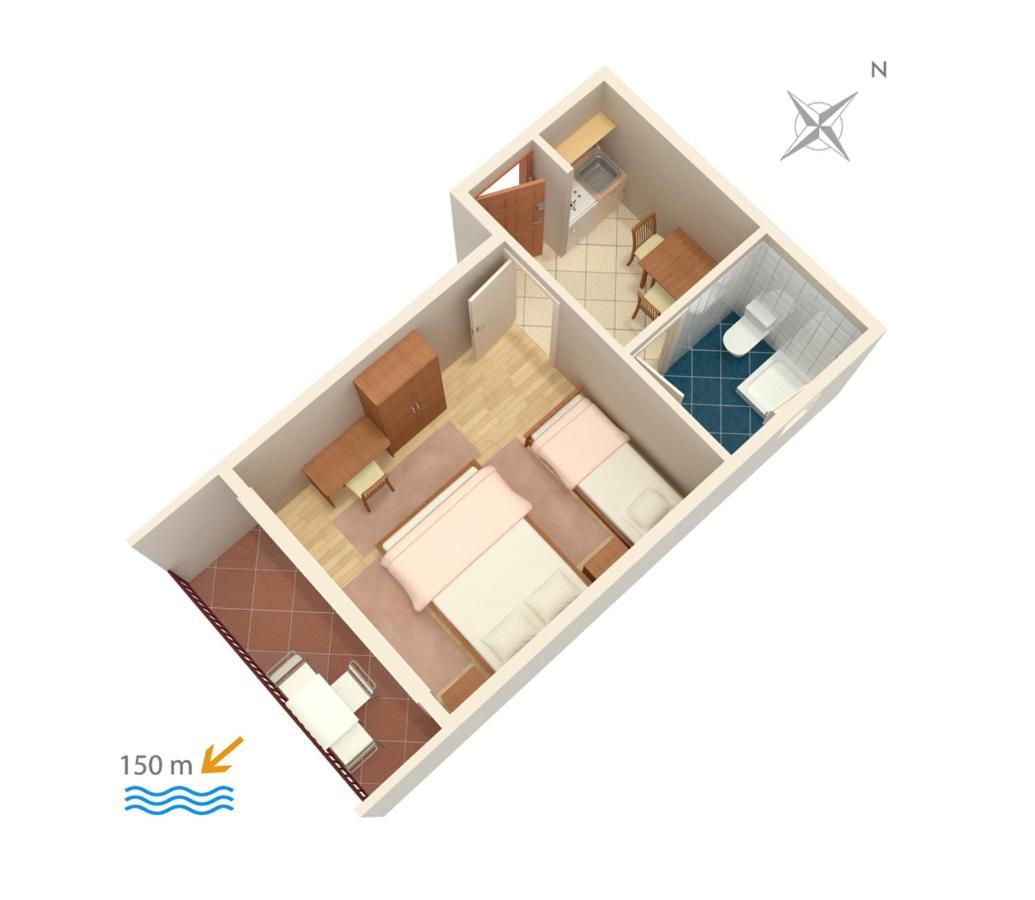 Apartments With A Parking Space Baska Voda, Makarska - 301 المظهر الخارجي الصورة