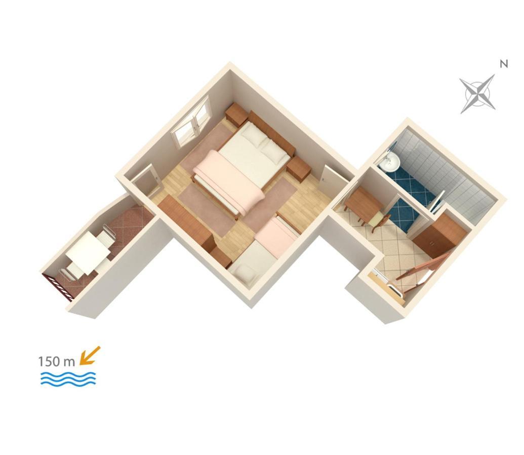 Apartments With A Parking Space Baska Voda, Makarska - 301 المظهر الخارجي الصورة